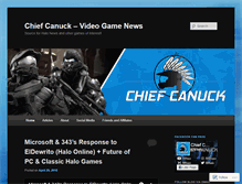 Tablet Screenshot of chiefcanuck.com